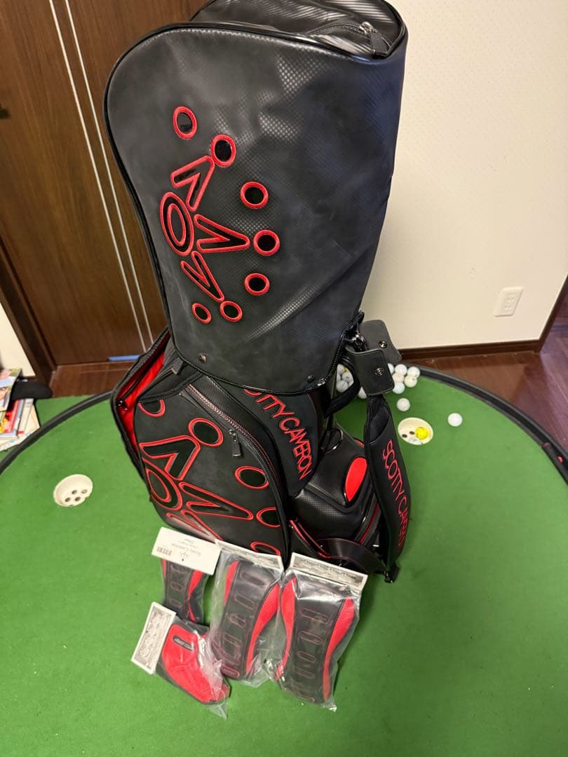 SCOTTY CAMERON キャディバッグ 黒/赤　限定品　お値下げしました‼️