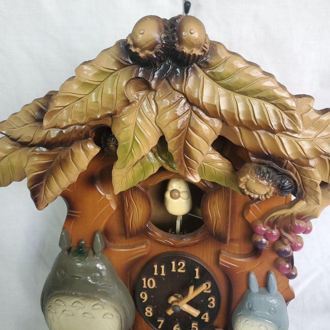 希少 当時物 となりのトトロ 掛け時計 からくり時計 アニメーション宮崎駿