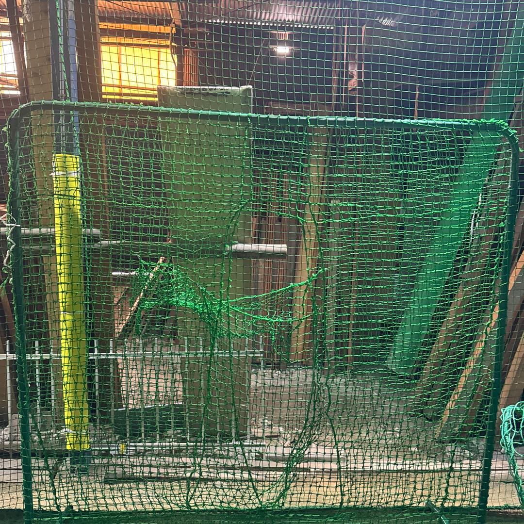 【引取限定】防球ネット　マシン用　穴あきネット