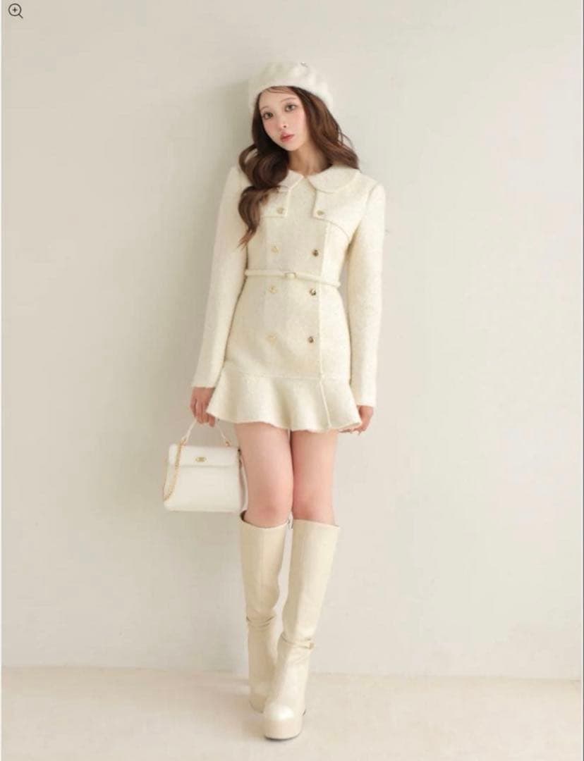 Mmeeme Boucle flare onepiece エムミーエメ