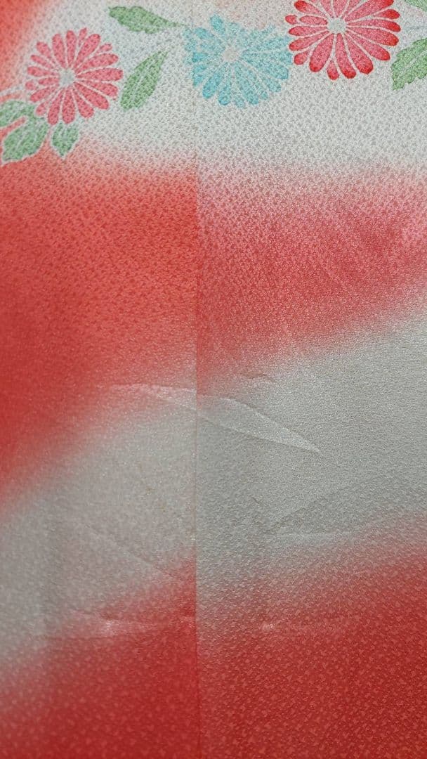 NA11アンティーク子供着物正絹ジュニアサイズ着丈131センチ裄丈56センチ綺麗