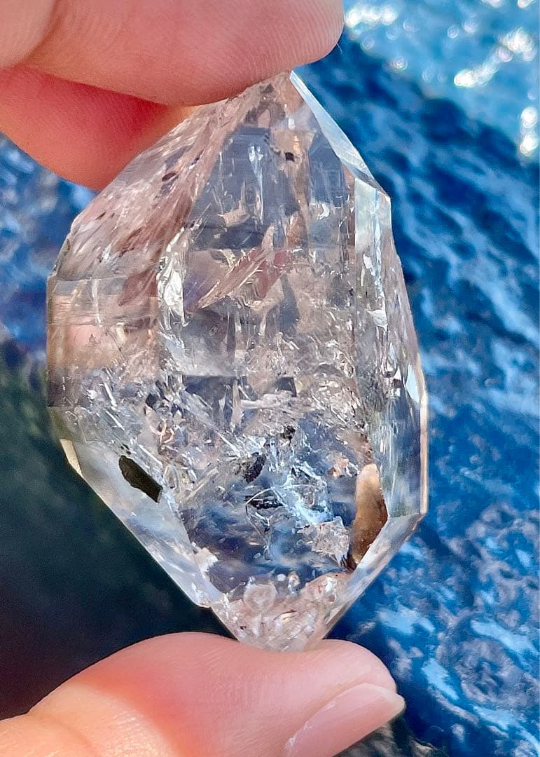 BIG超透明 パキスタン産　ハーキマーダイヤモンド　原石水晶天然石パワーストーン