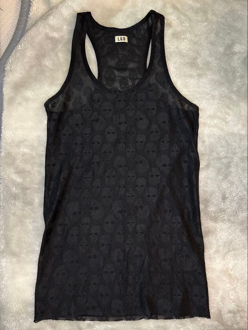 LGB メンズスカルタンクトップ