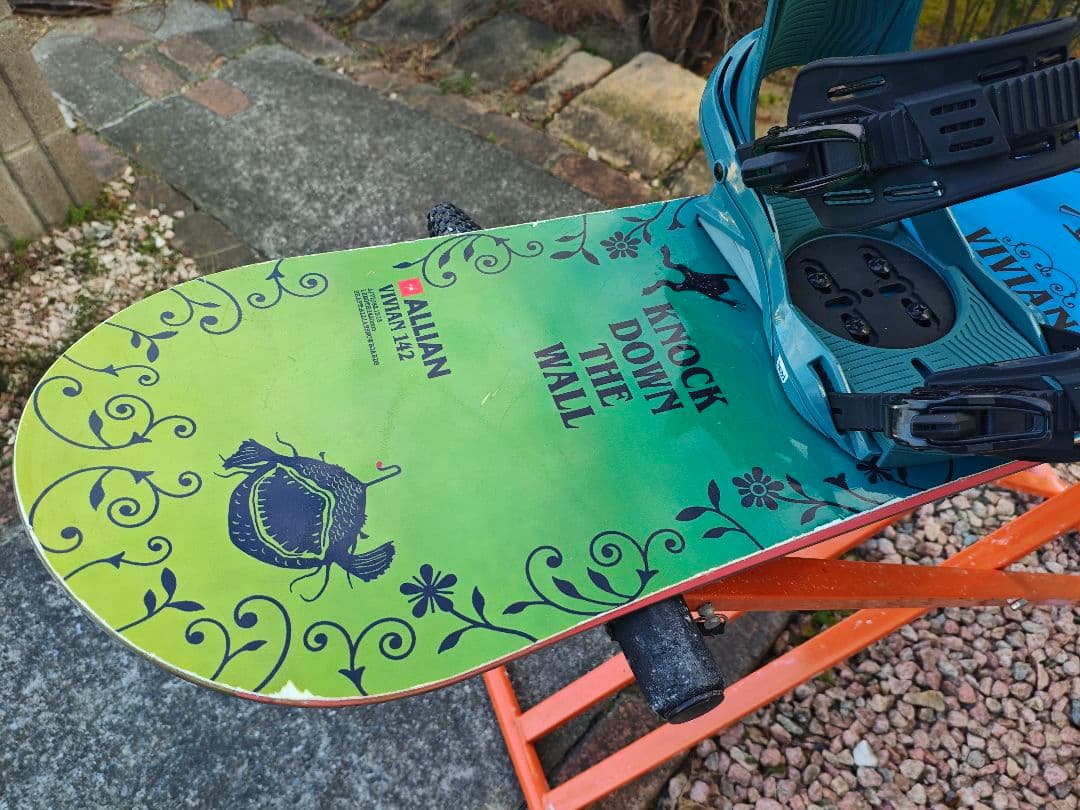 ALLIAN VIVIAN 142＋HEAD FXスノーボードビンディングセット