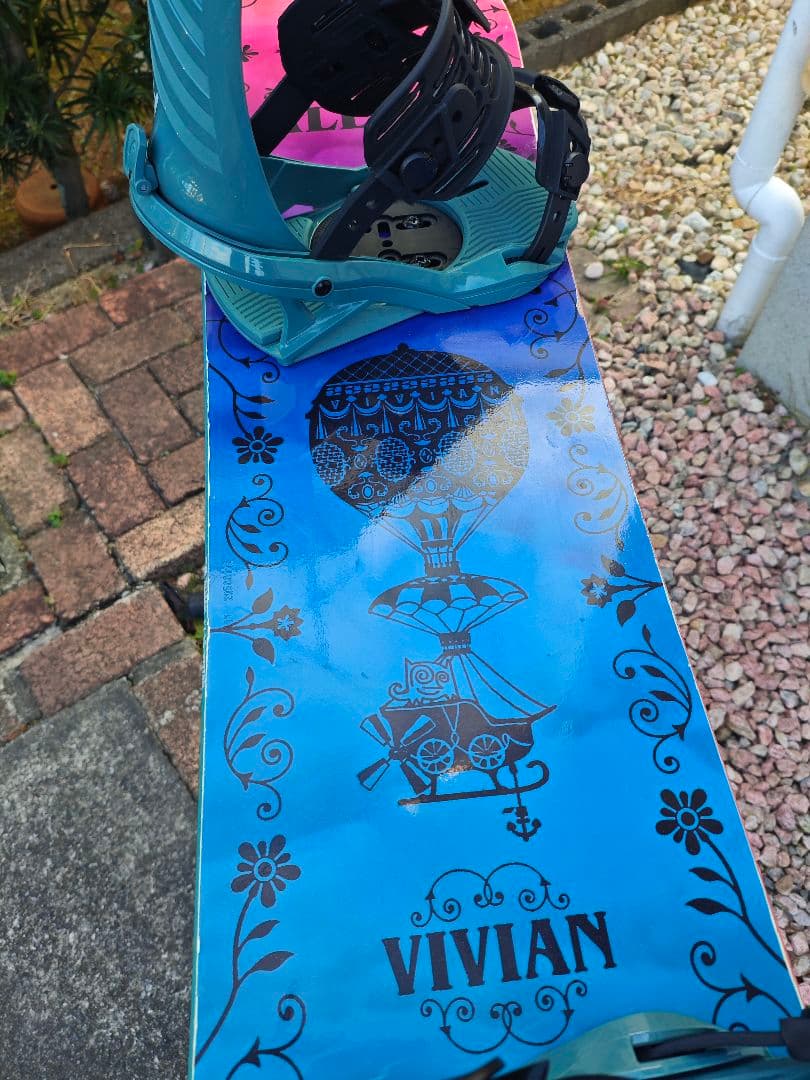 ALLIAN VIVIAN 142＋HEAD FXスノーボードビンディングセット