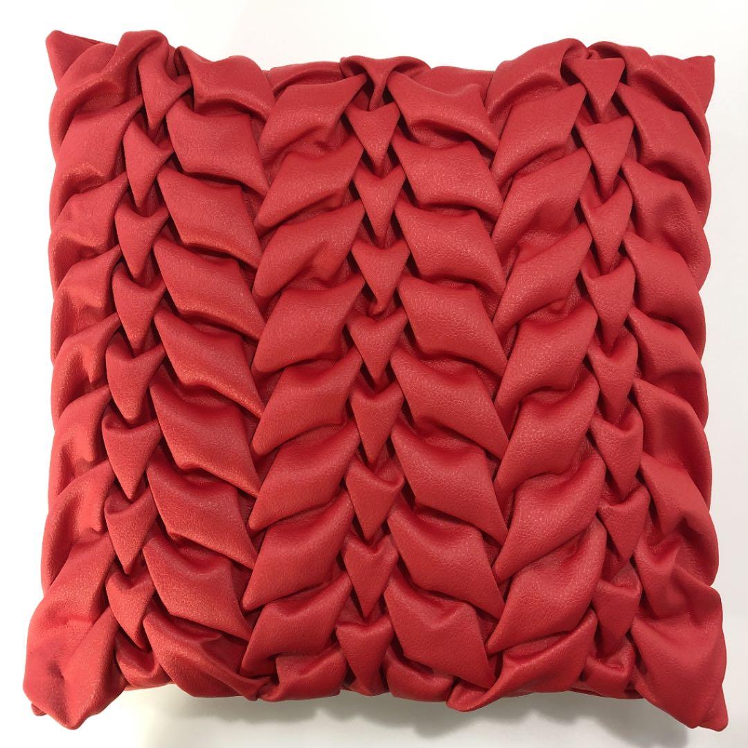 クッションカバー　【赤】