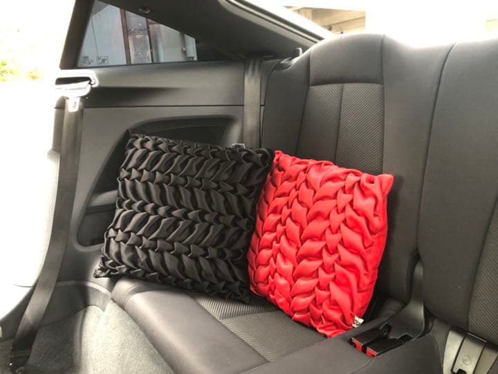 クッションカバー　【赤】