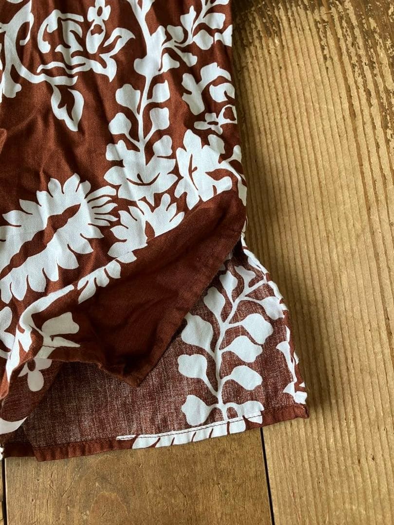 pataloha patagonia アロハシャツ 茶 WOMEN 8 00s