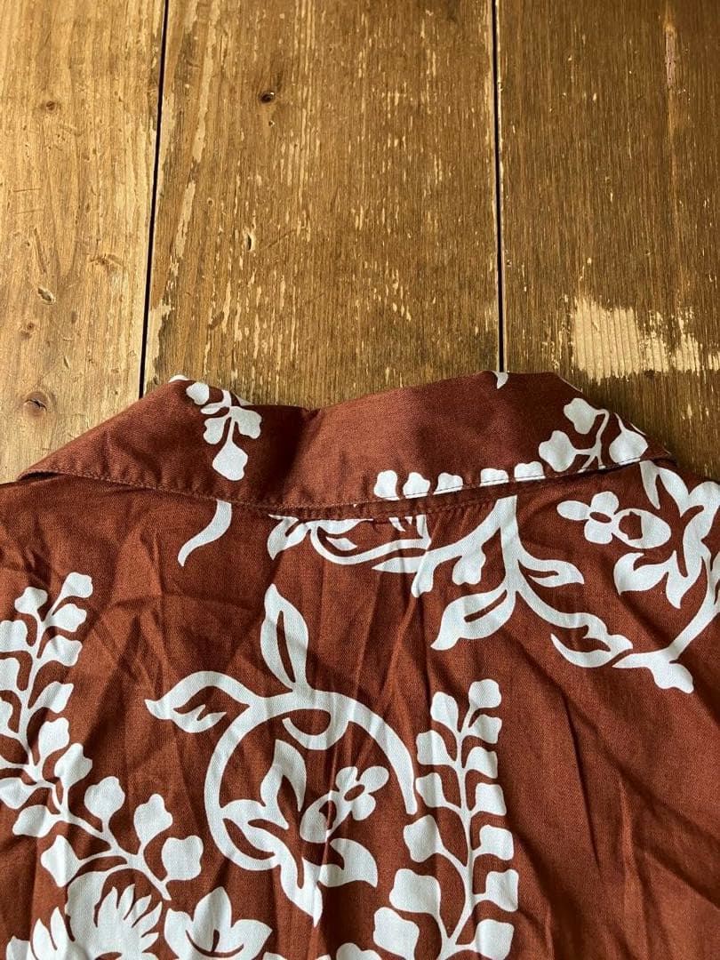 pataloha patagonia アロハシャツ 茶 WOMEN 8 00s