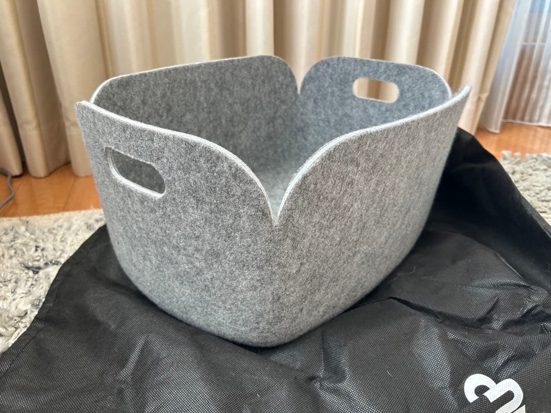 美品 MUUTO RESTORE バスケット グレー Grey Melange