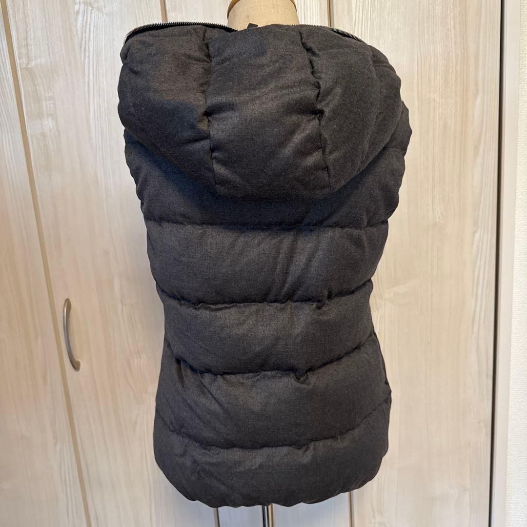 DUデュベティカ　ウールダウンベスト　40 ダークグレー