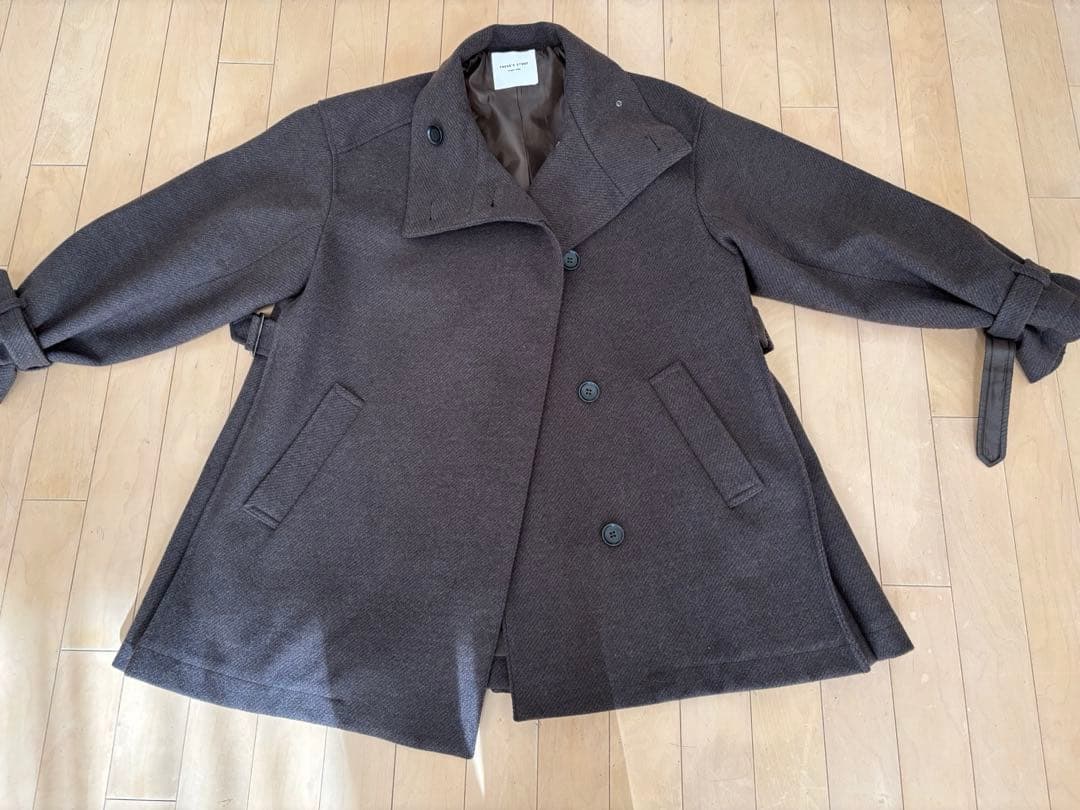 freaks store ダークブラウン ロングコート