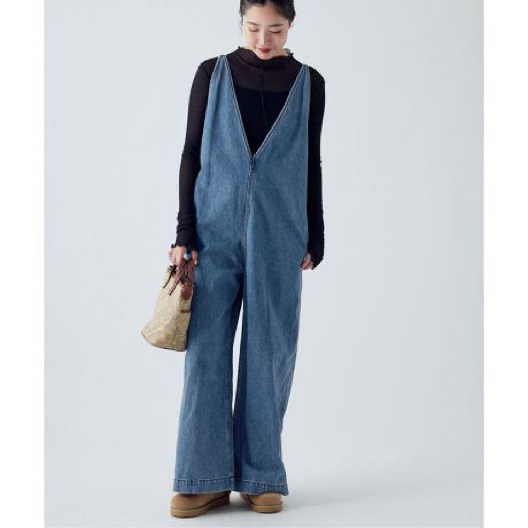 IENA デニムオールインワン