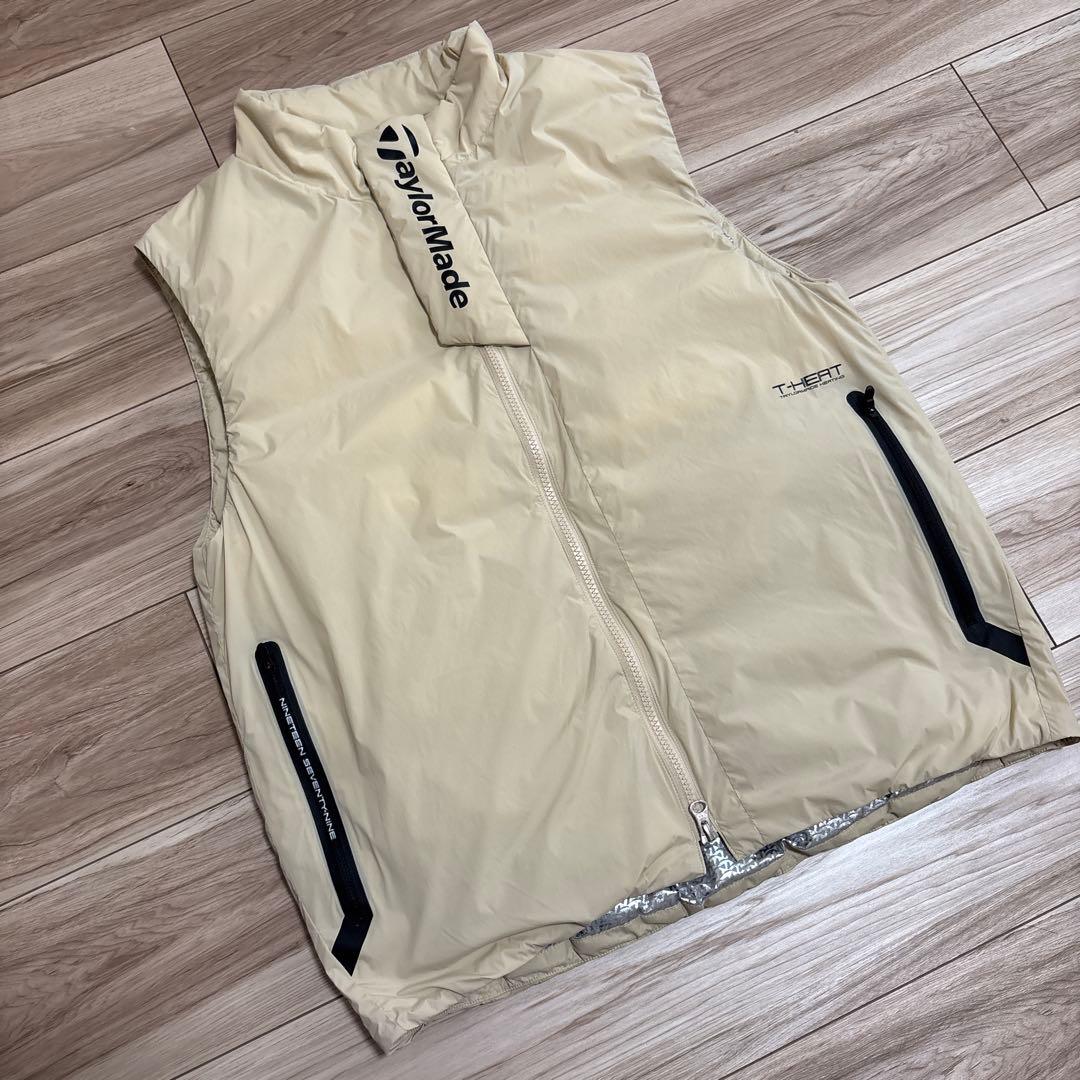 TaylorMade T-heat ベスト ベージュ Mサイズ