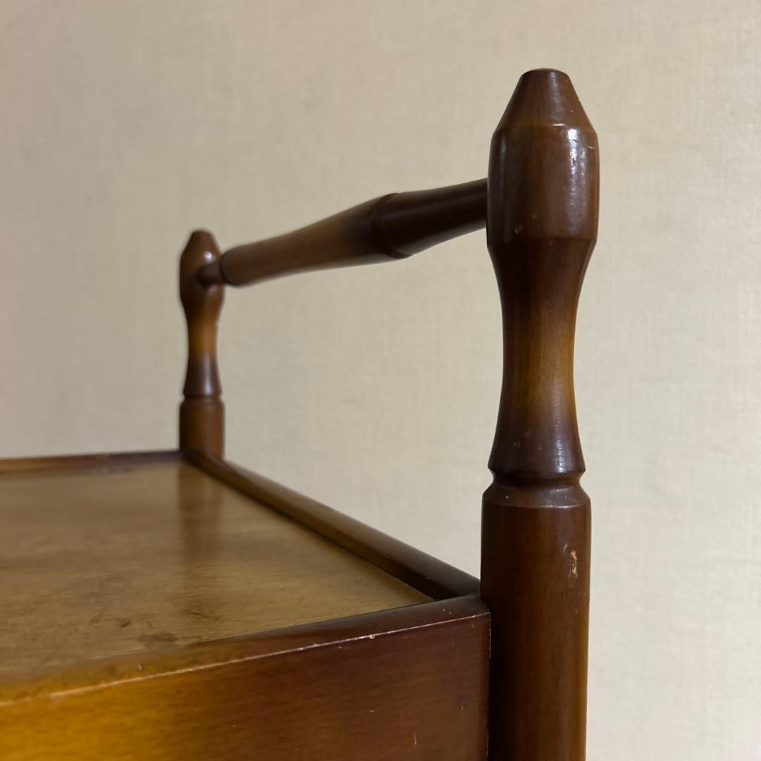 はづ！！　昭和レトロ！ヴィンテージ！マツダ　松田産業　木製キッチンワゴン