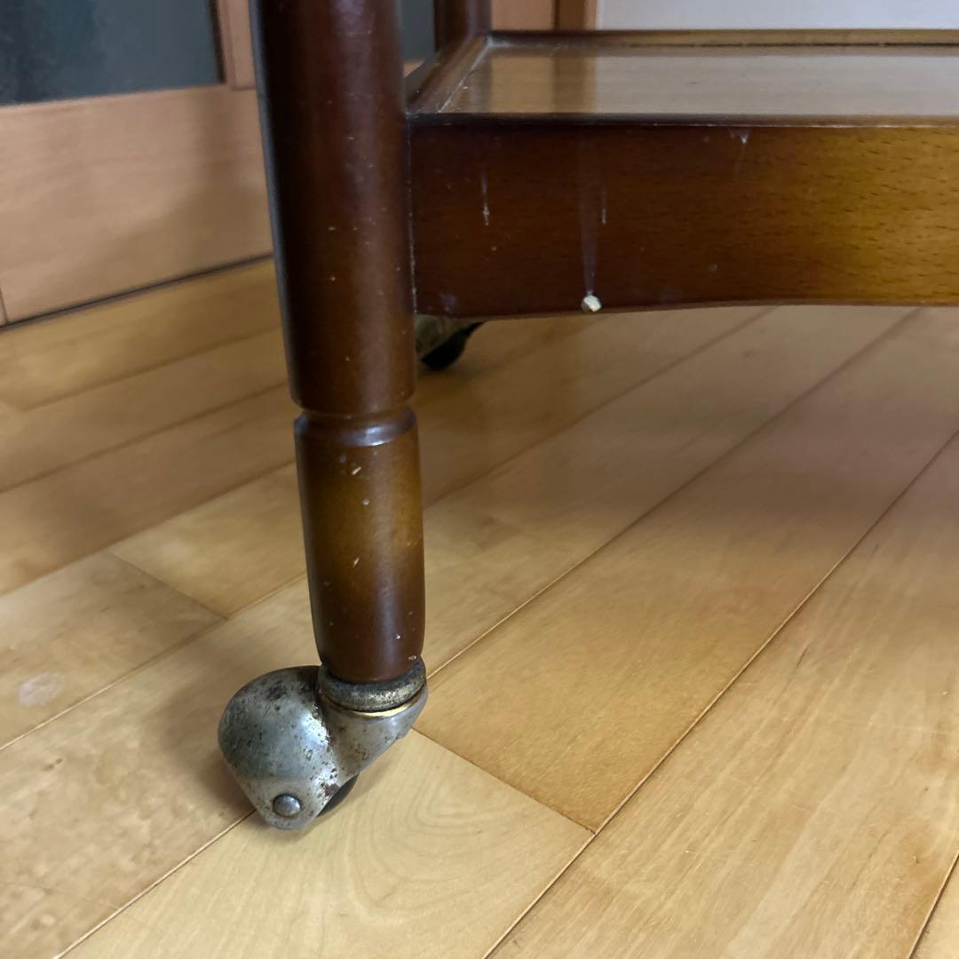 はづ！！　昭和レトロ！ヴィンテージ！マツダ　松田産業　木製キッチンワゴン