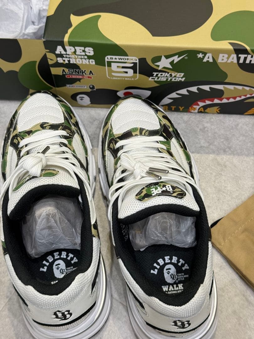 Libertywoke×APE スニーカー27.0cm リバティウォーク エイプ