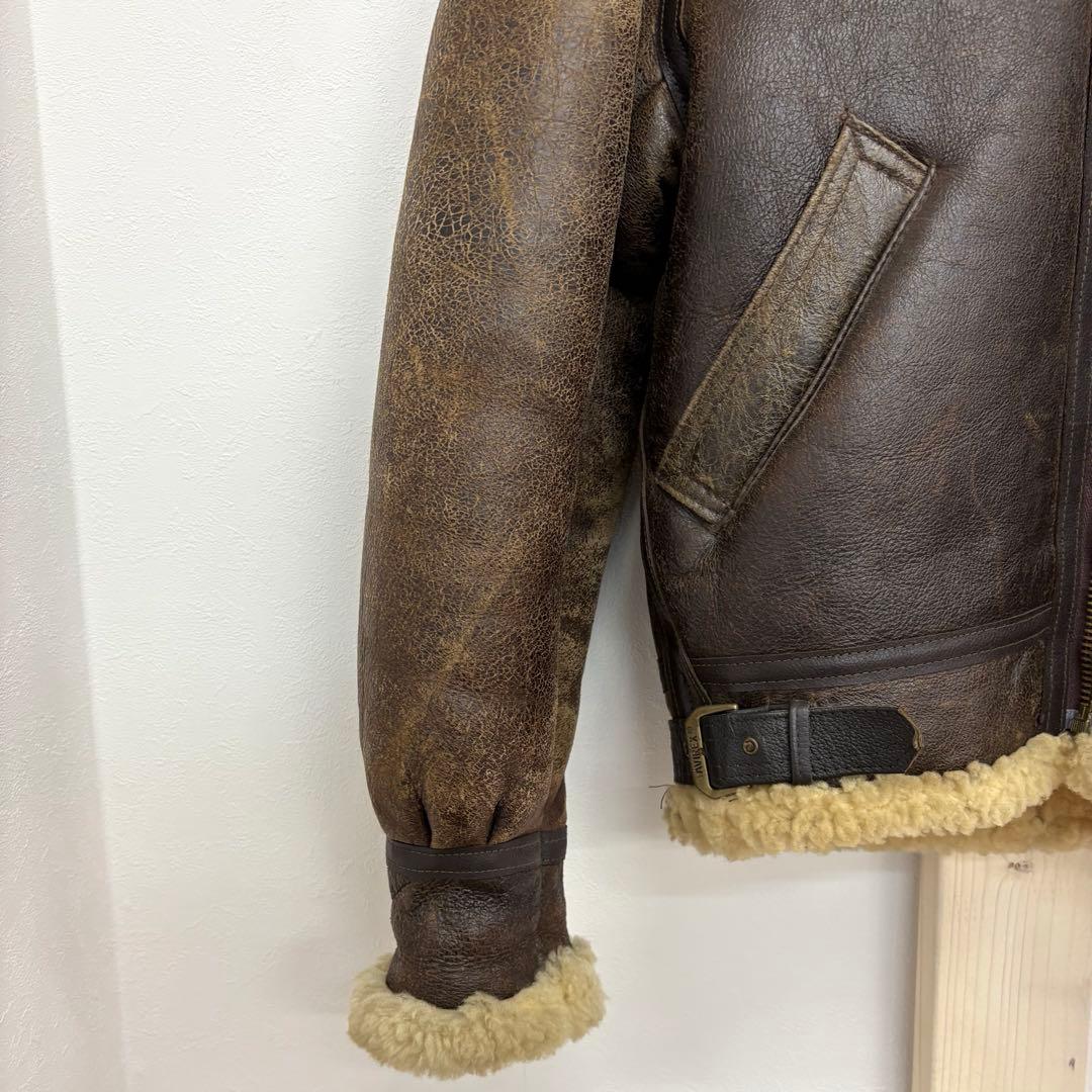 希少サイズ(32)【美品】AVIREX/B-3ムートンフライトジャケット/USA