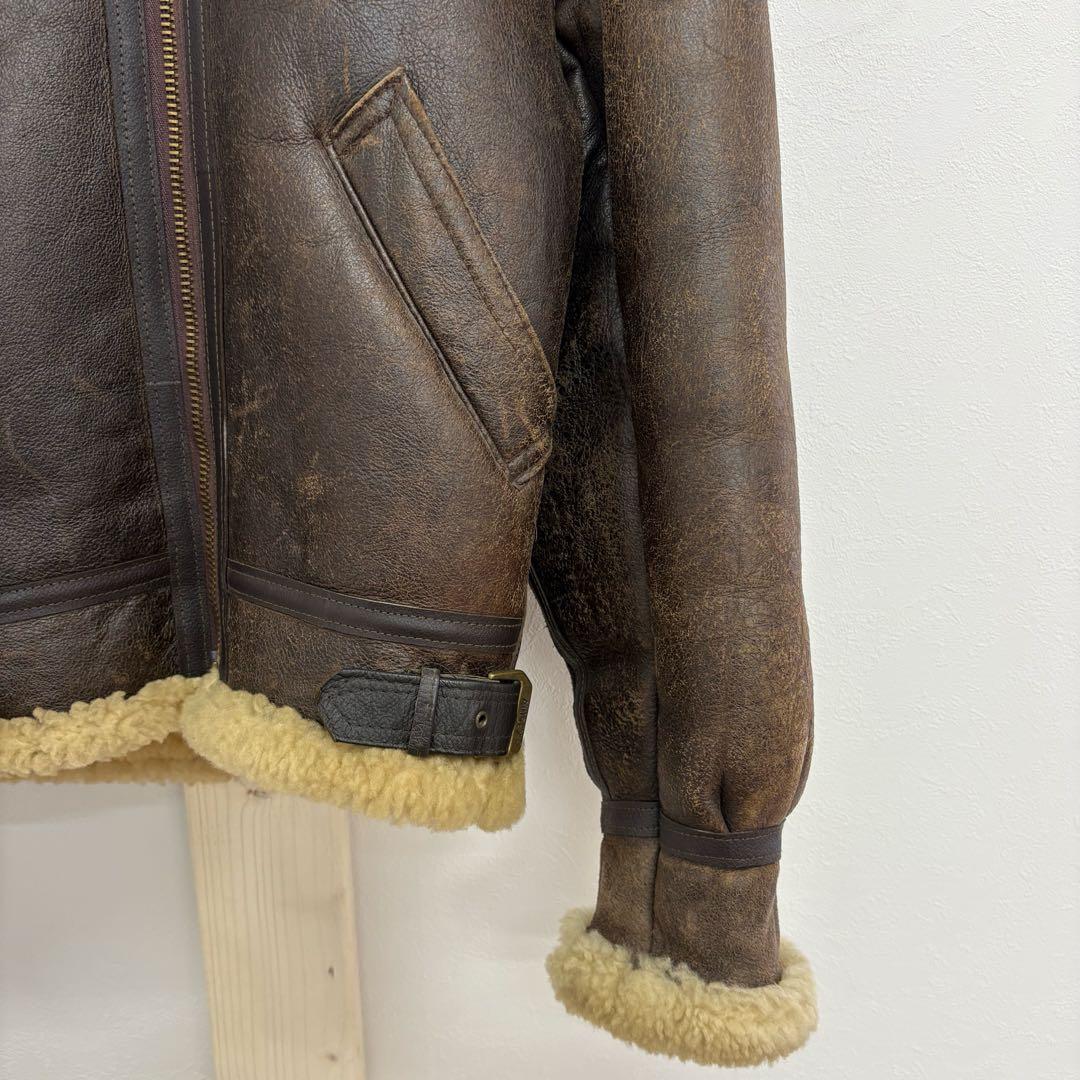 希少サイズ(32)【美品】AVIREX/B-3ムートンフライトジャケット/USA