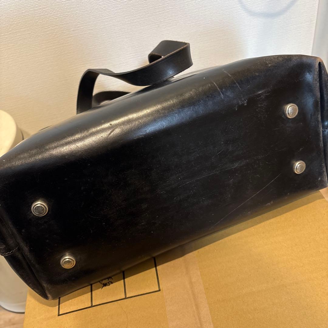 メンズ　黒トートバッグ　beams