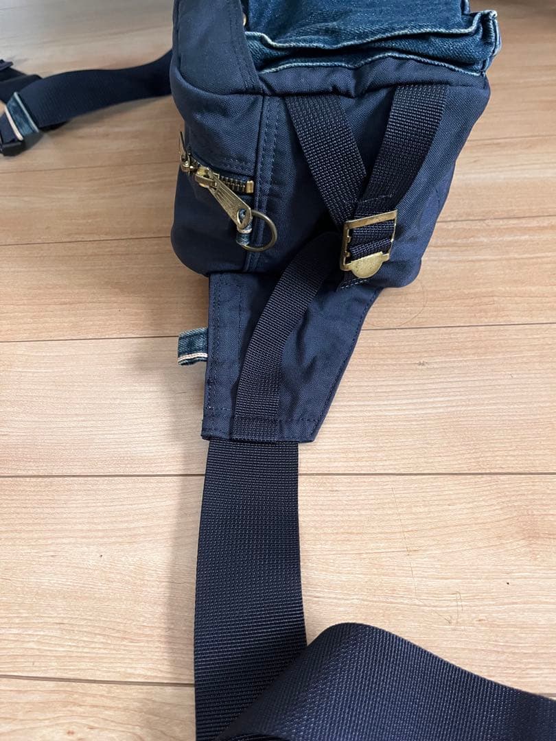 レア　ポーター　リーバイス　コーデュラ ボディバッグ デニム