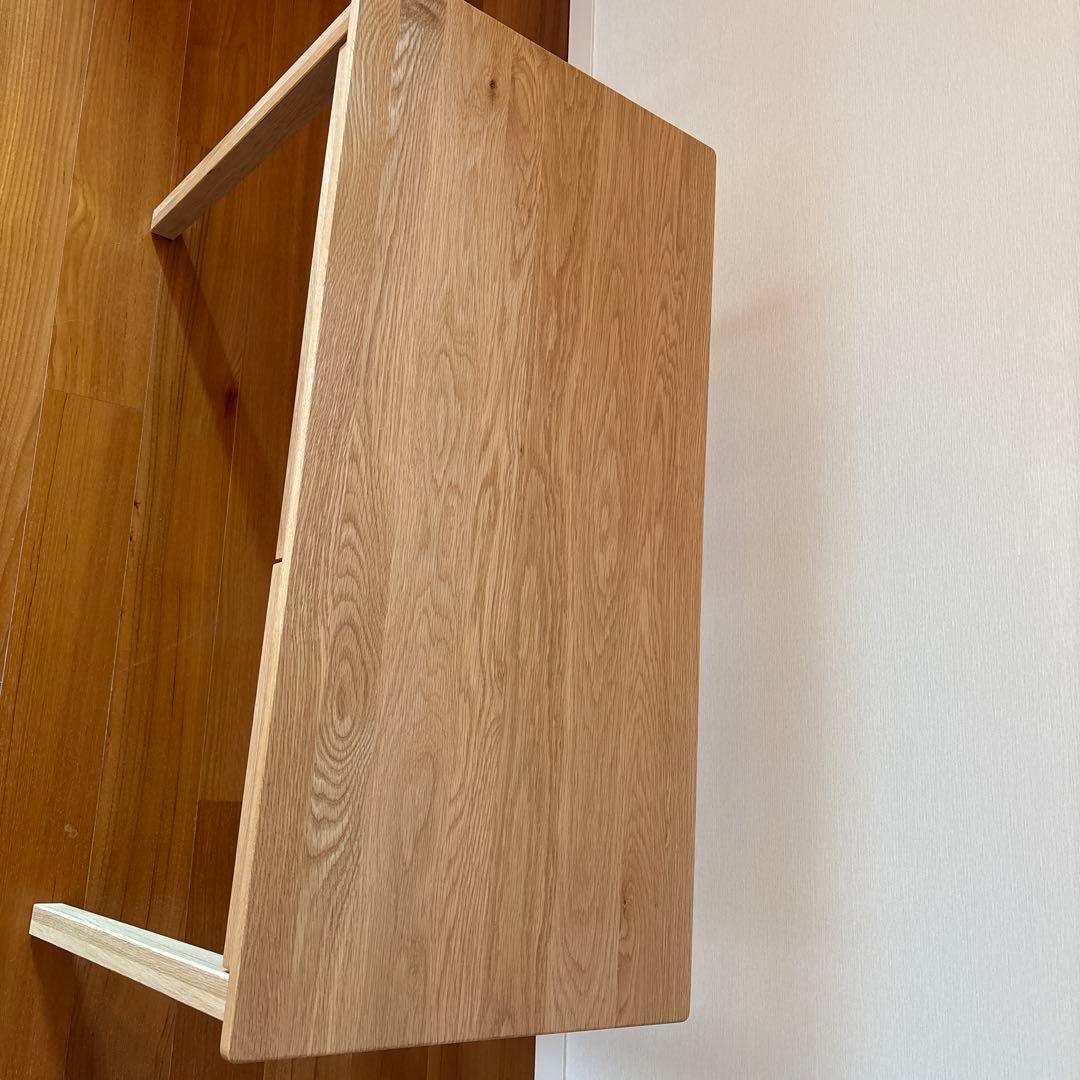【美品】無印良品　木製デスク　オーク材　学習机