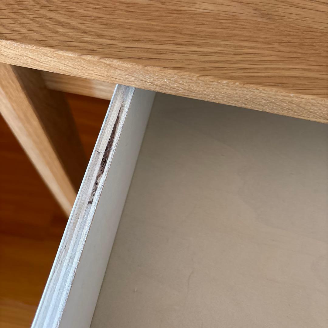 【美品】無印良品　木製デスク　オーク材　学習机