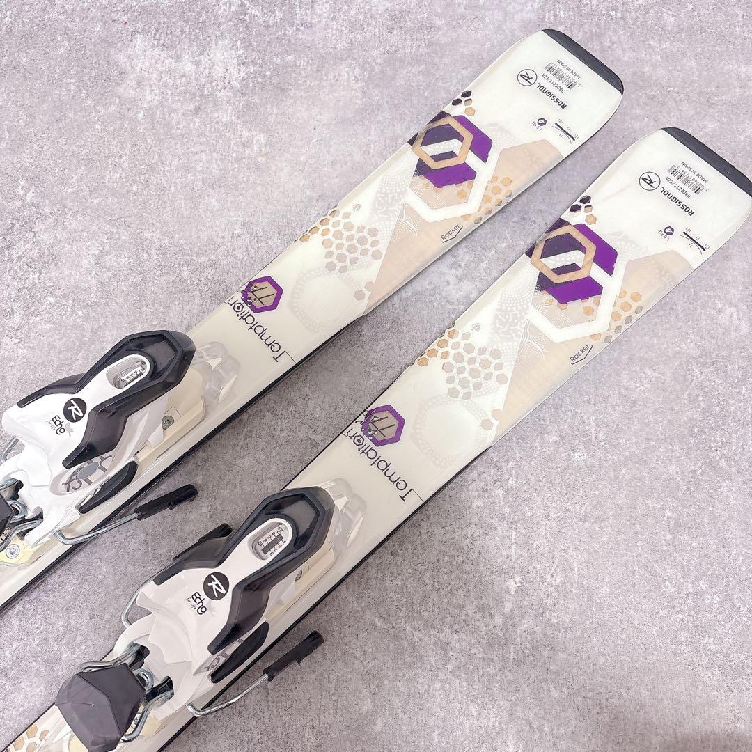 ロシニョール テンプテーション77 144cm レディース 女 スキー板 セット