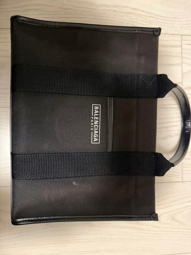 【中】BALENCIAGA ブラック ミニトートバッグ