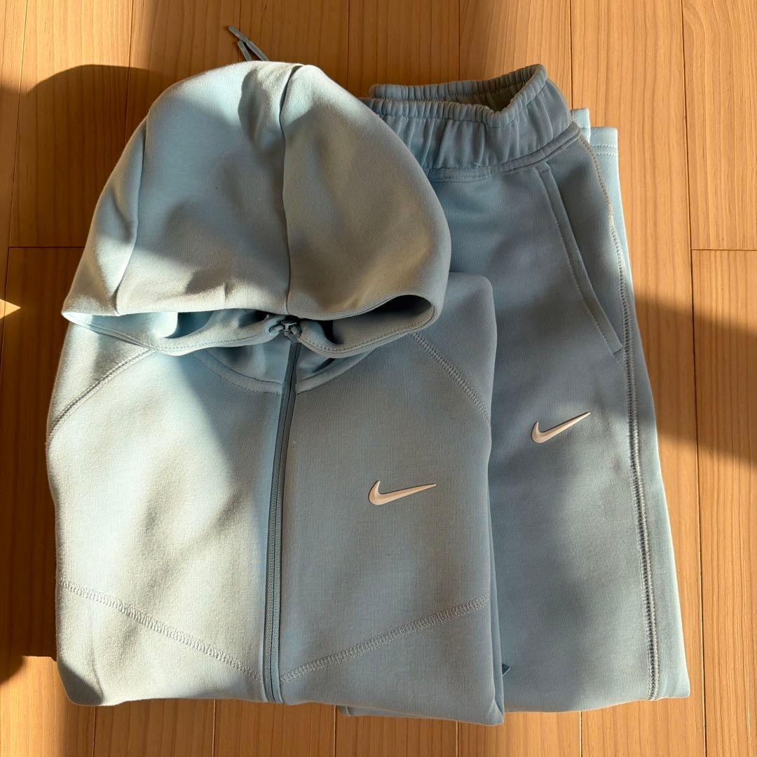 ［値下げ可能］nocta テックフリース　セットアップ　Sサイズ　ブルー