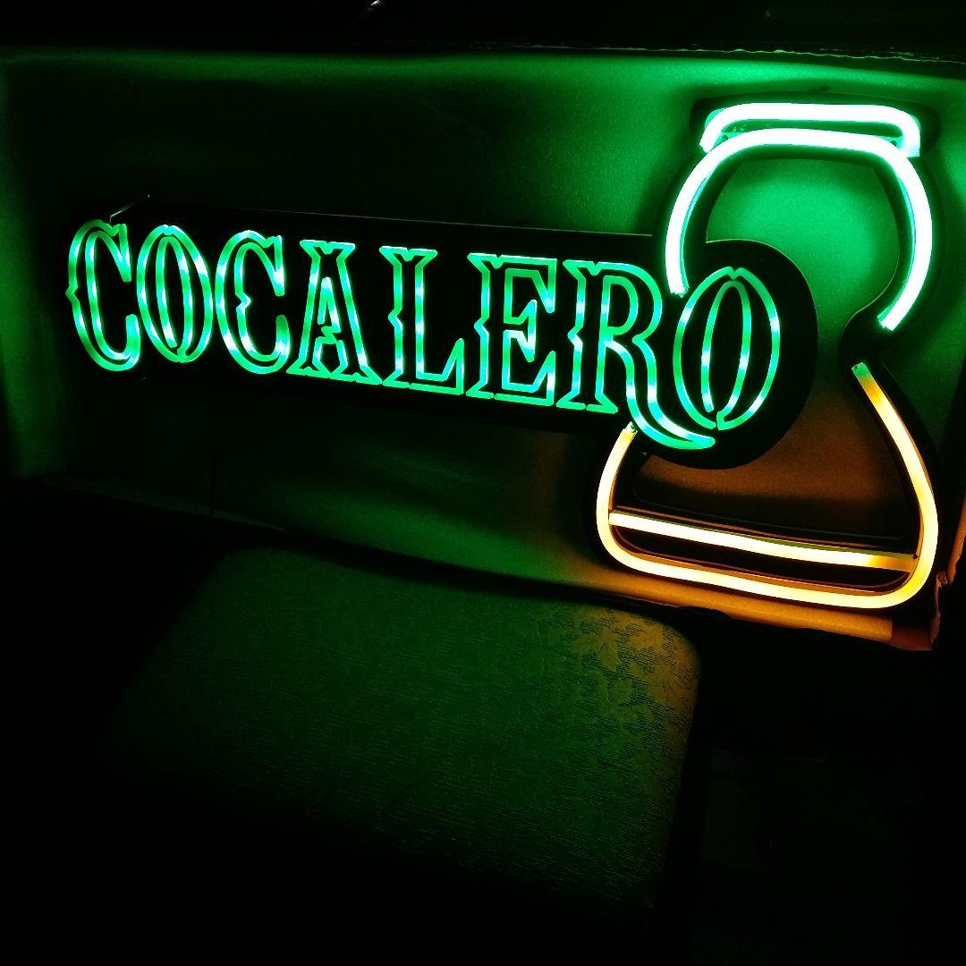 山羊座　Cocalero ネオンサイン 看板　コカレロ　インテリア　店舗