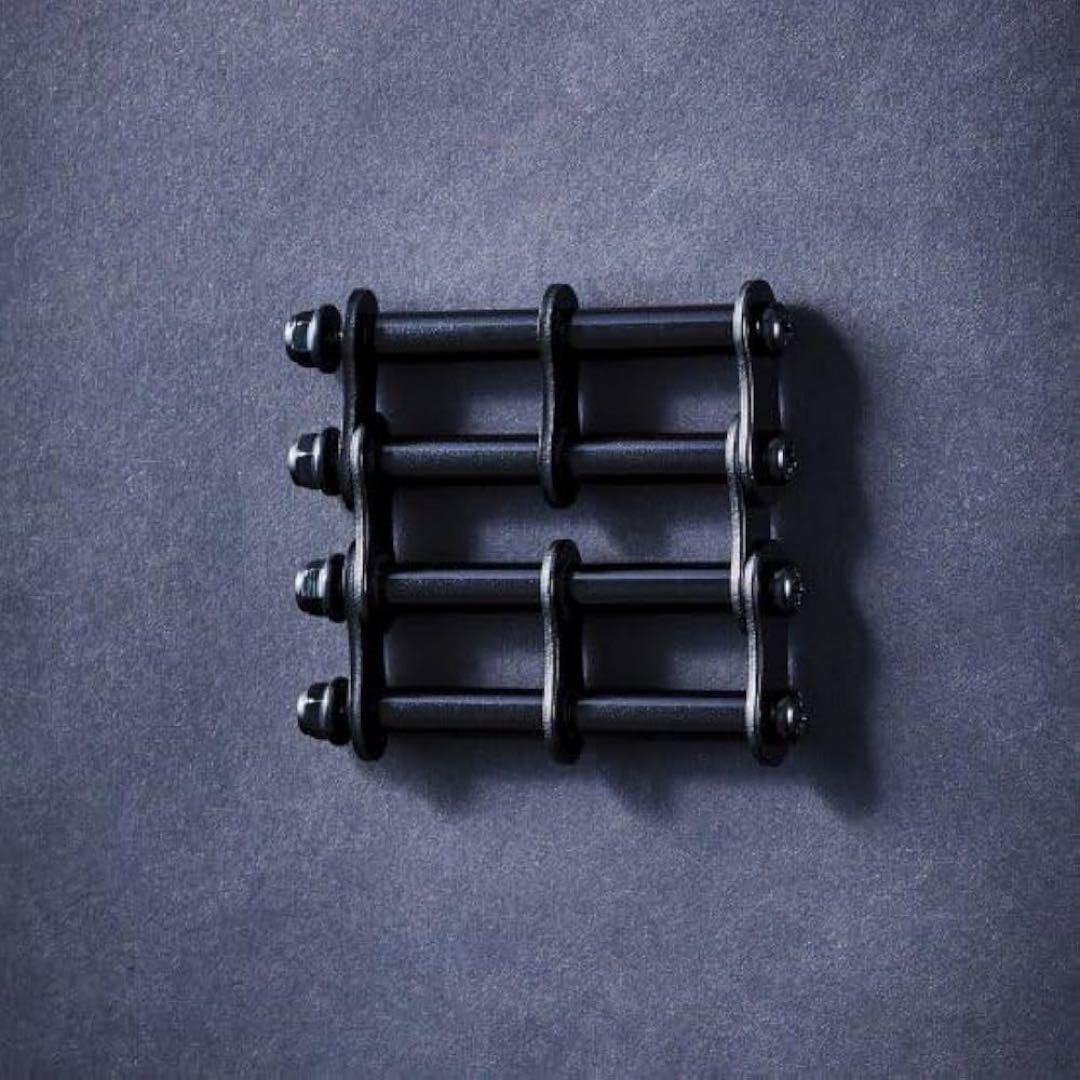 ニックス　アルミ製金具　ブラック　６個セット