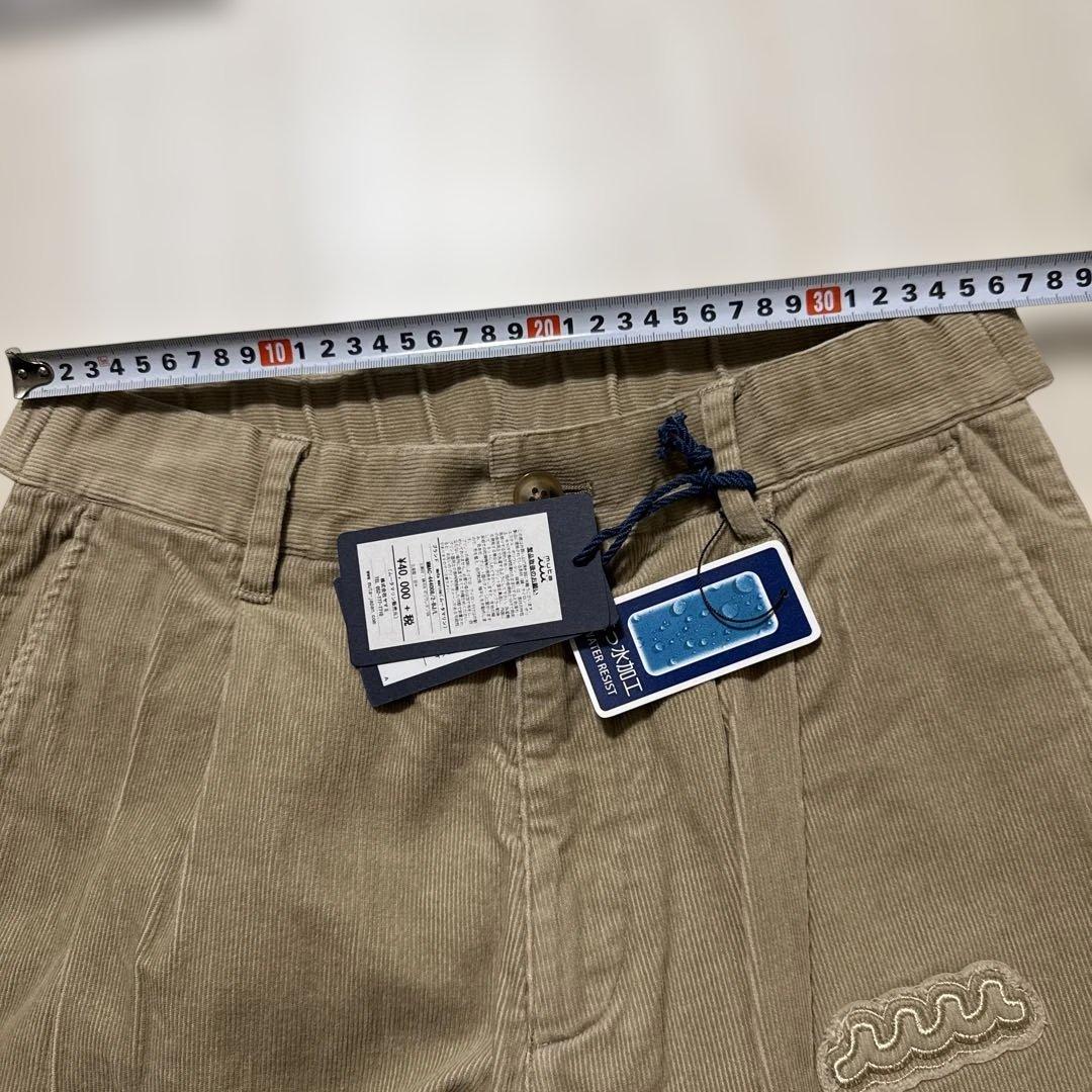 Muta marine ムータ　ベージュ 水はじき加工 メンズパンツ