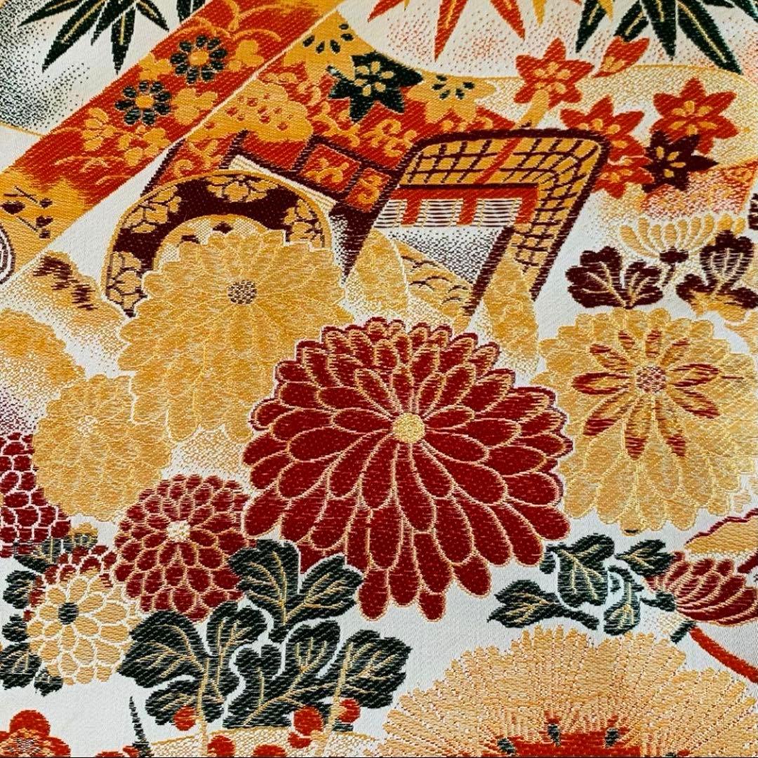 ✴️ 新品❣テーブルランナー　兼　タペストリー　正絹　丸帯生地使用　ハンドメイ
