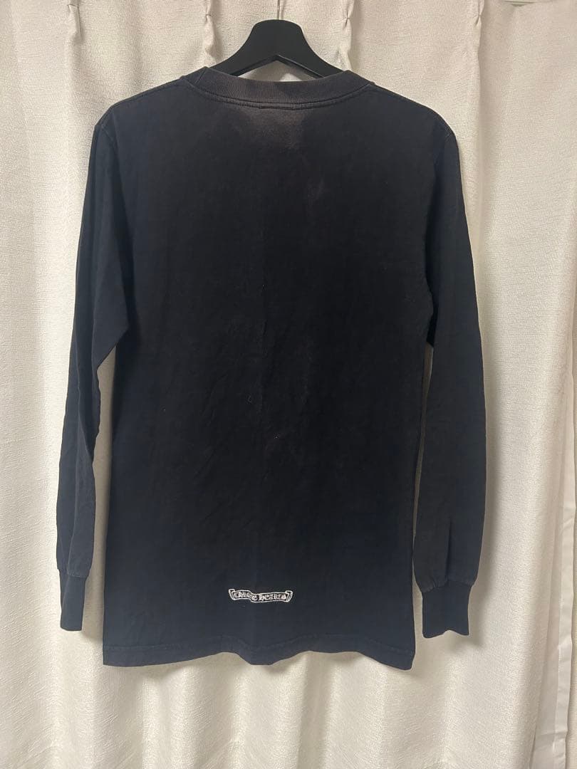 クロムハーツ　ロゴ刺繍長袖Tシャツ　90s アメリカ製　レア　希少