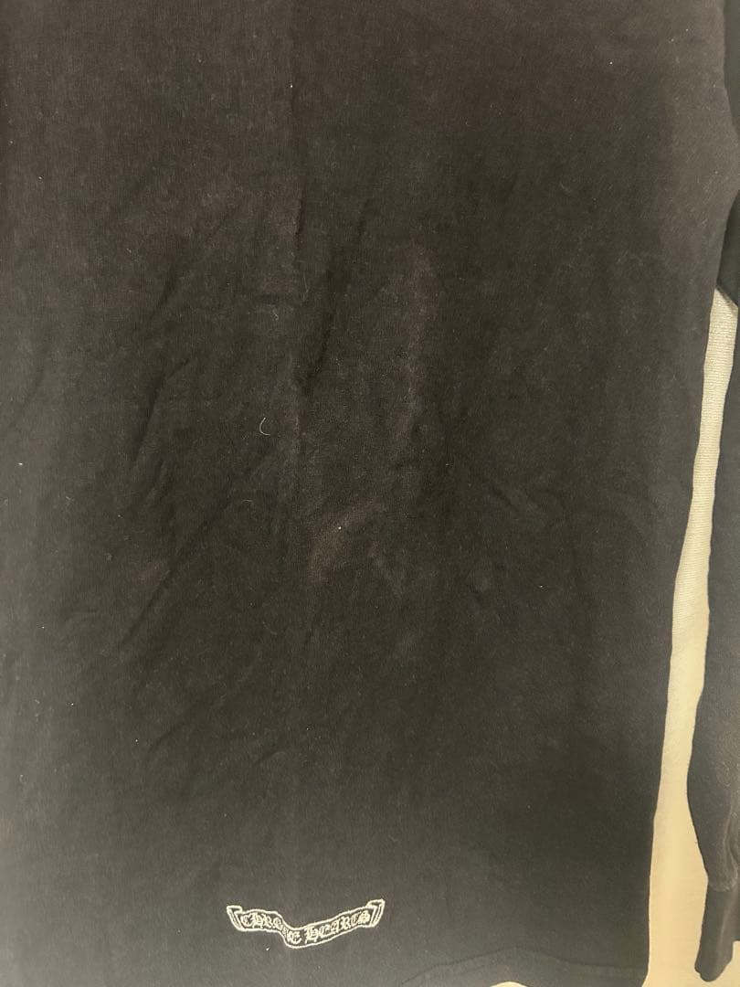クロムハーツ　ロゴ刺繍長袖Tシャツ　90s アメリカ製　レア　希少