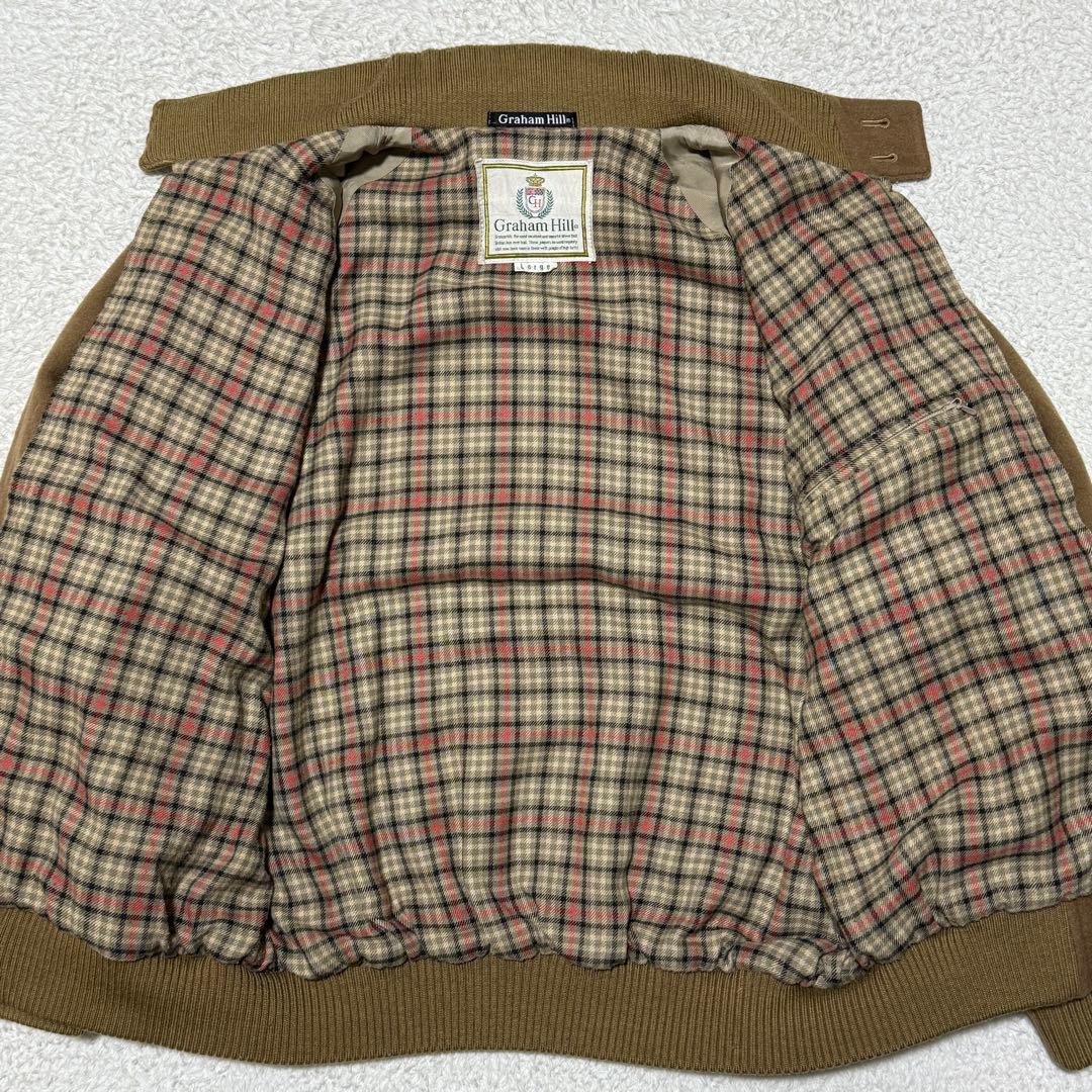 グラハムヒル スウィングトップ L ウール ハリントンジャケット カシミヤ