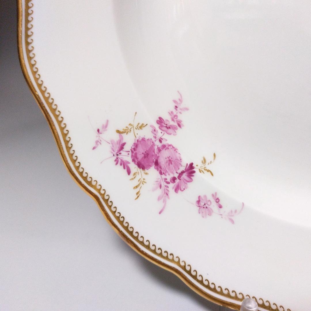 【御専用】マイセン Meissen 1880年頃 金彩カマユピンク プレート