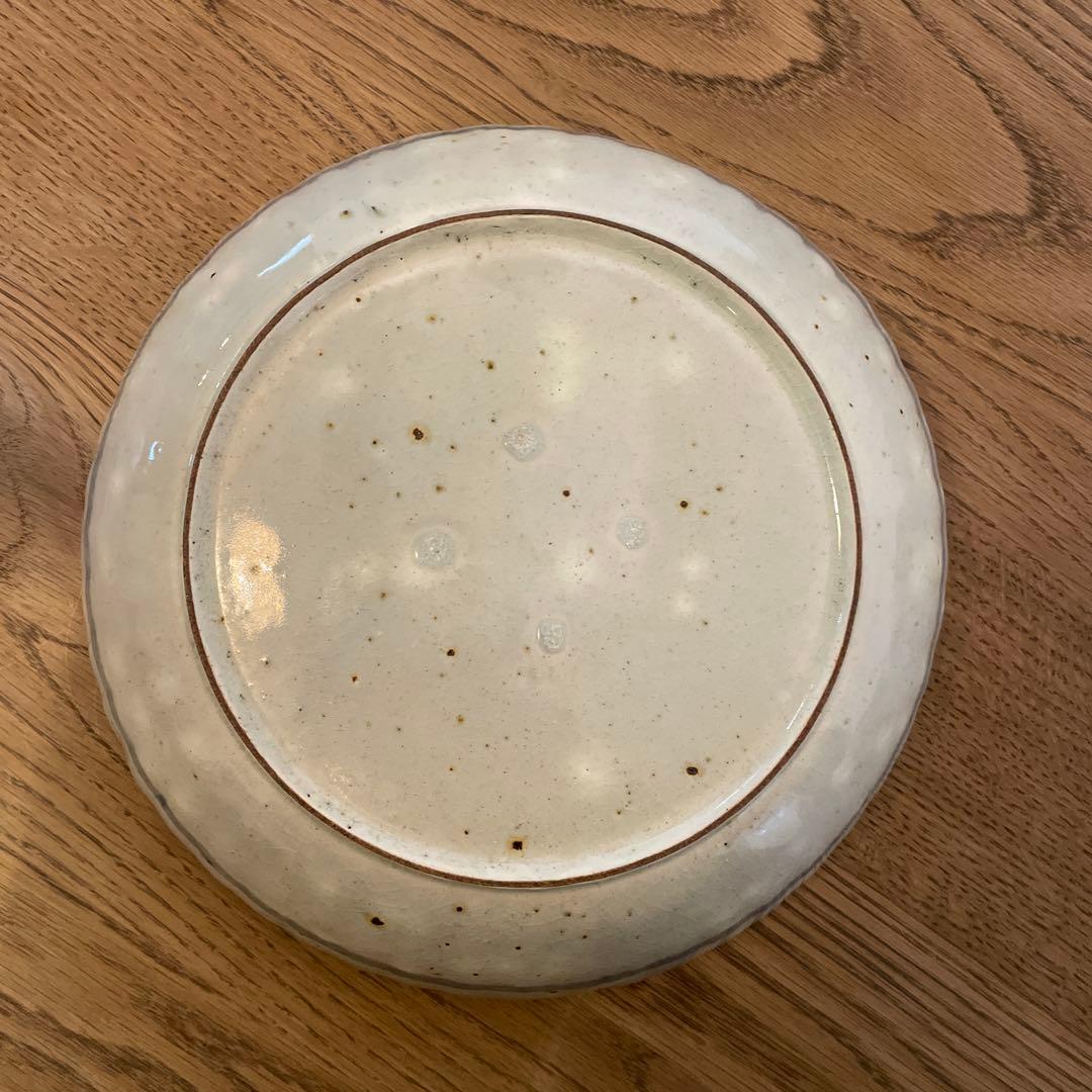 コウホ窯 市野吉記　染付輪花皿　大鉢