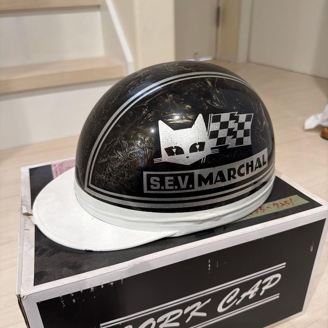 S.E.V. MARCHAL 半帽ヘルメット　コルク半