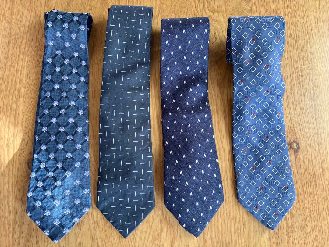 CHANEL & dunhilka & Givenchy ネクタイ 4本セット