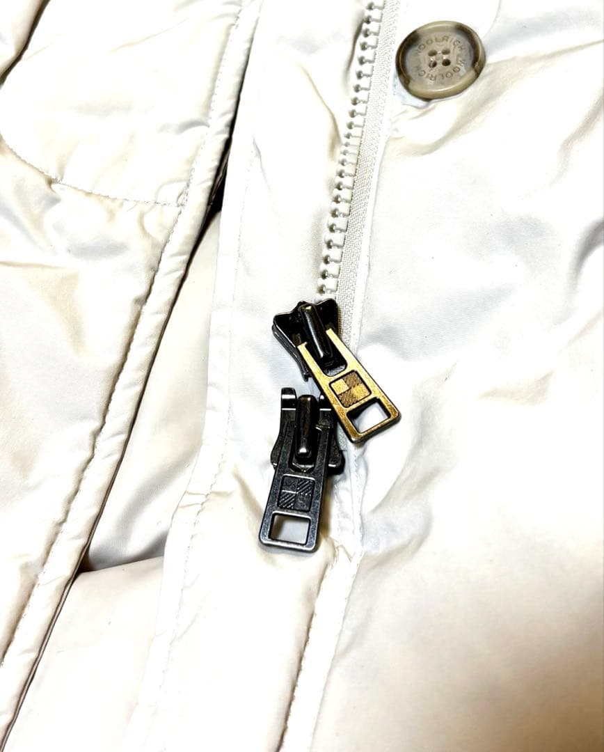 ウールリッチ アークティックパーカー ダウンジャケット M 白フォックスファー