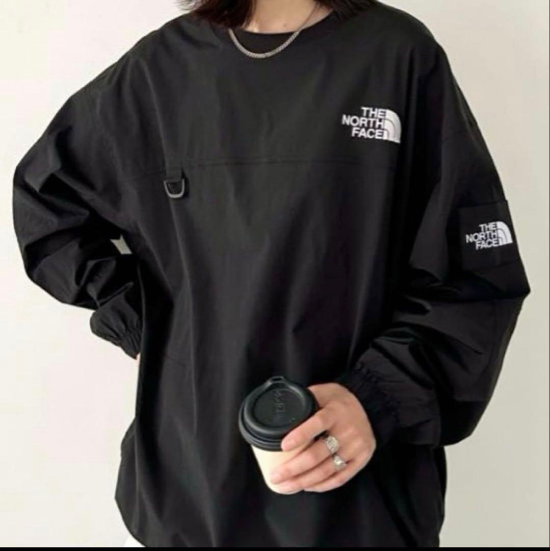 【新品】韓国限定　ノースフェイス　Lサイズ　アルバニークルーネック　黒
