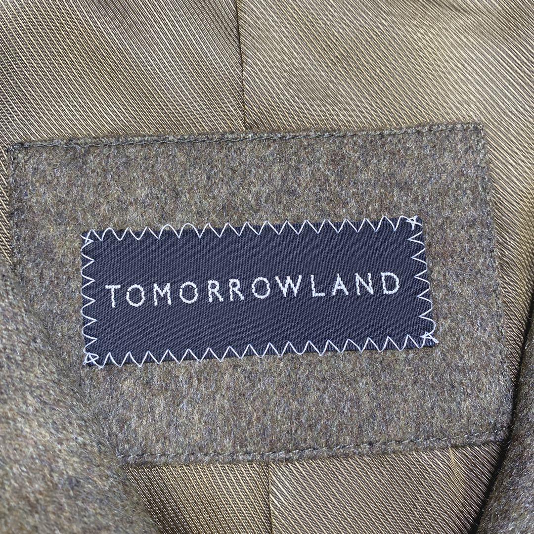 【高品質】 Tomorrowland カシミヤ混 ダブルブレストコート M相当