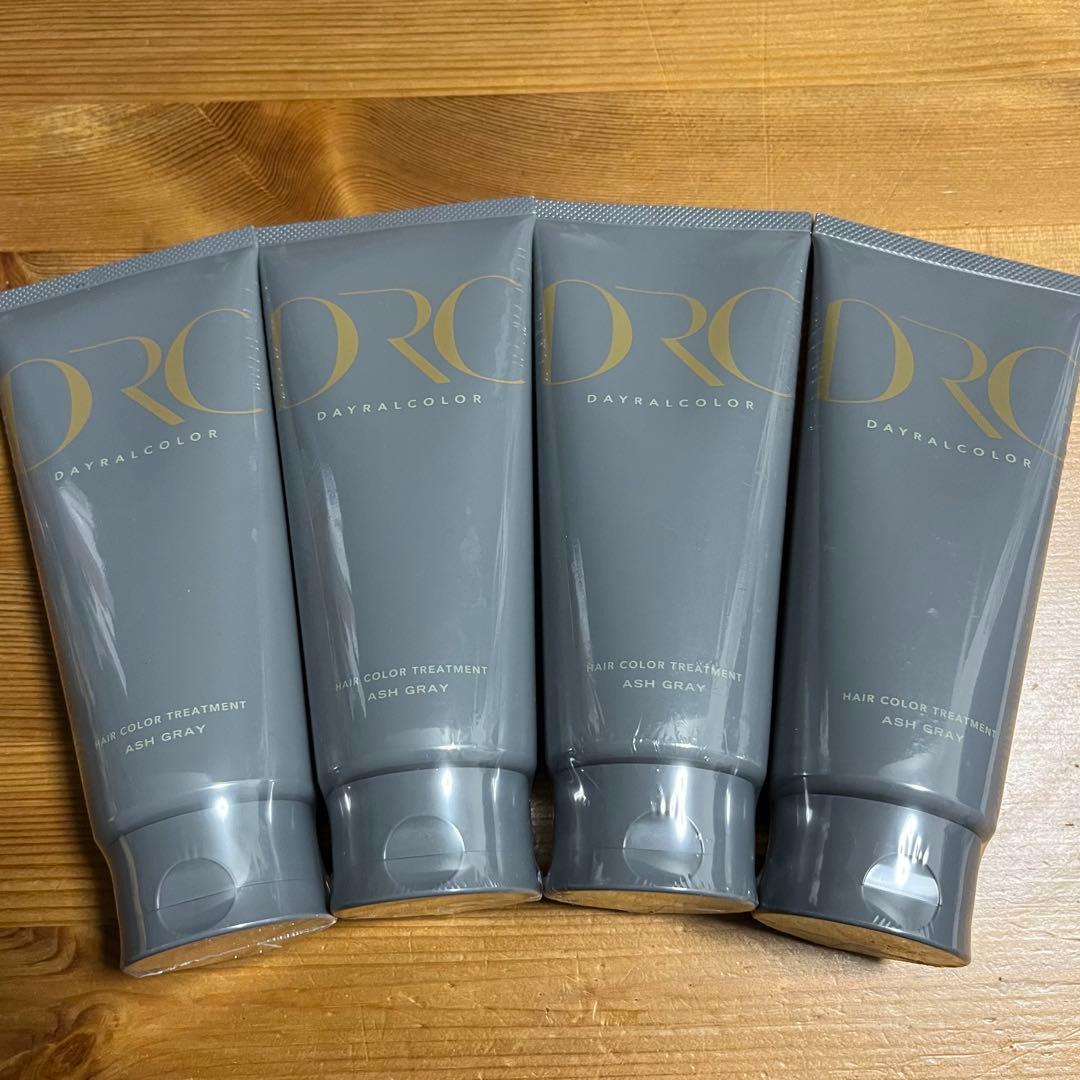 ヘアカラートリートメント デイラルカラー アッシュグレー 200g×4本セット