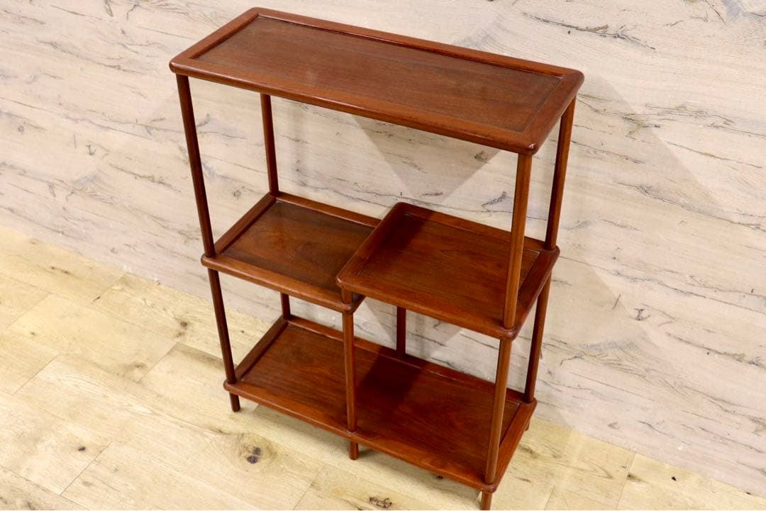 GMIH78○和モダン シェルフ ラック 飾り棚 違い棚 茶棚 飾り棚 置物棚