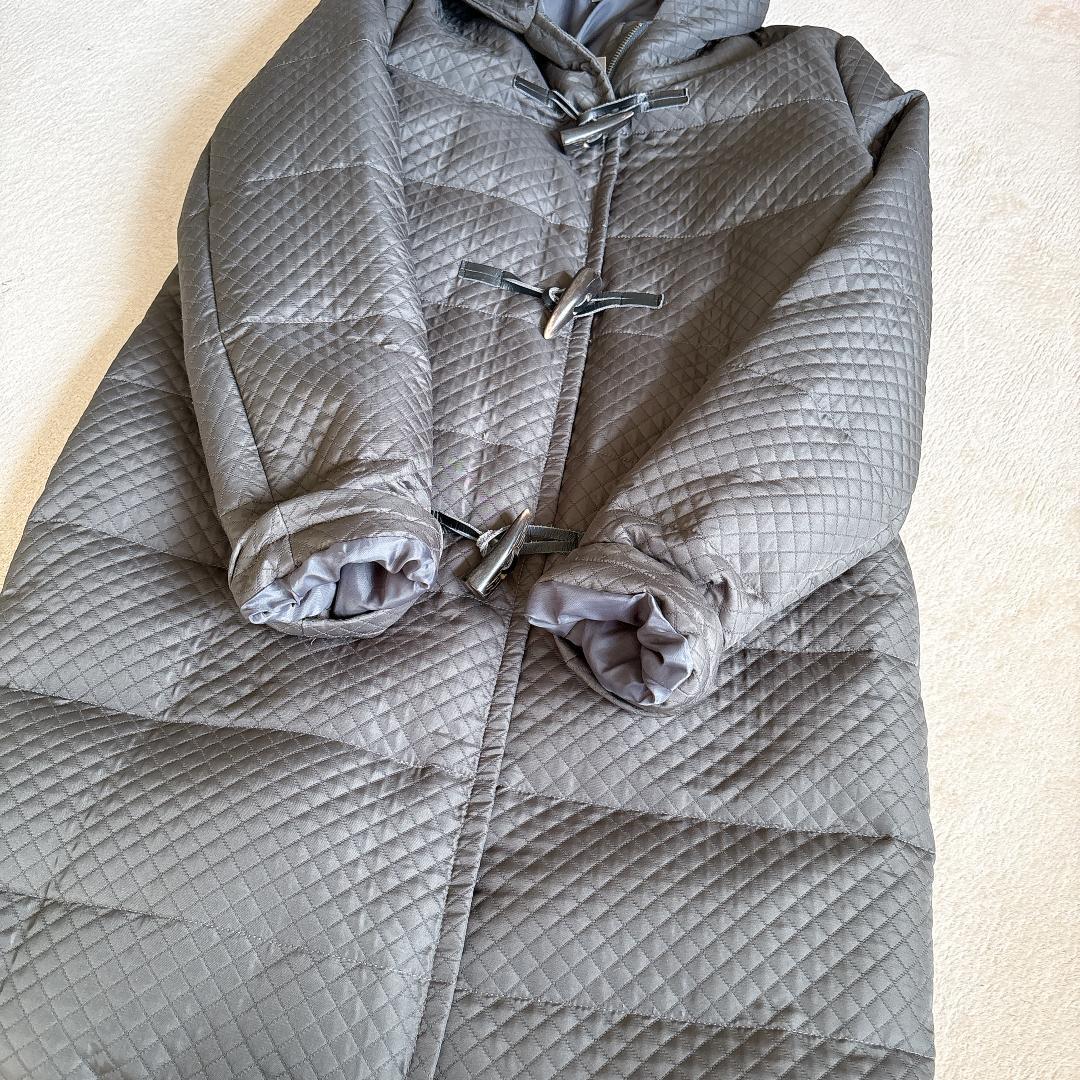美品⭐️セオリーリュクス キルティングダッフルダウンコート グレー 38 M