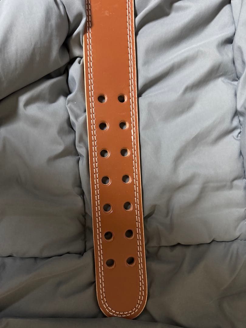 ゴールドジム(GOLD'S GYM) プロレザーベルト Lサイズ