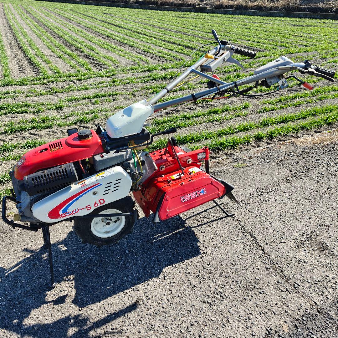 ヤンマー　パンジーS6D 管理機 耕運機 家庭菜園 最大6.2馬力　動画あり
