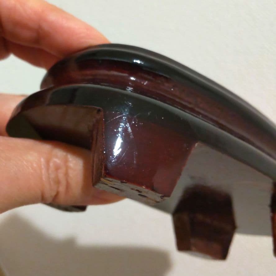 瑪瑙 アゲート 馬 置物 木製台座付き